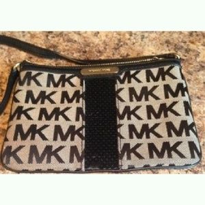 Michael Kors Signature Black Sequin Crossbody